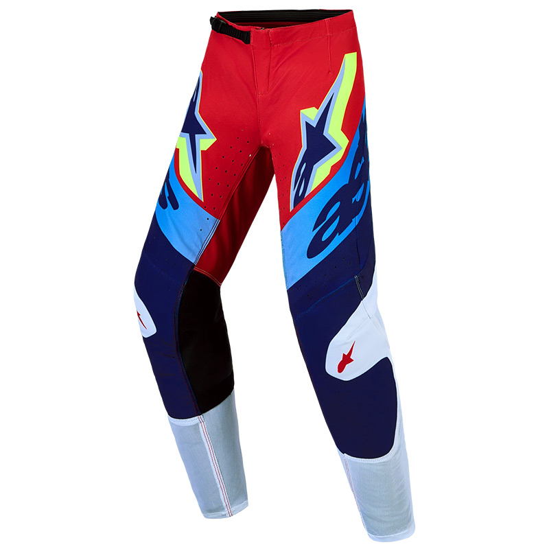 Pantalon Cross Enfant Alpinestars Supertech Dyna 2027 Rouge Bleu (1)